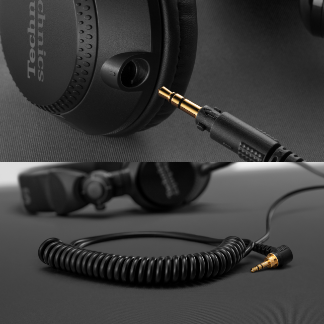 Technics EAH-DJ1200 Foldable Black DJ Headphones with Detachable