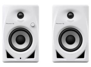 PioneerDJ DM-40D-W (Pair) - 4” desktop monitor system (White)